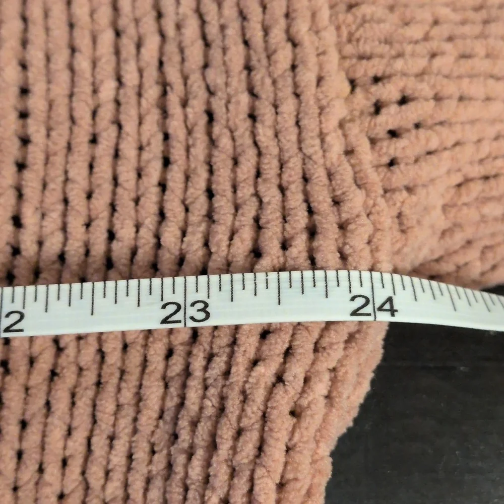Aerie Women's Sweater Brown Turtle Neck Chenille Oversized Size Small